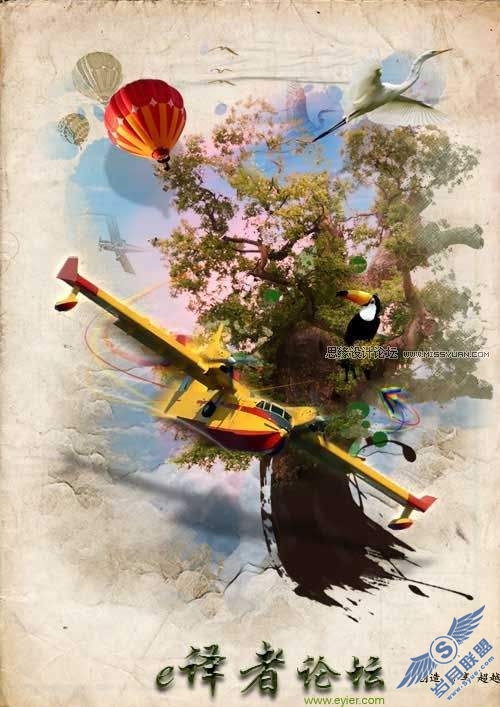 Photoshop创意合成教程:虚构的蒙太奇魔幻场景