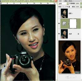 photoshop曲线三步修复偏红色的人物照片