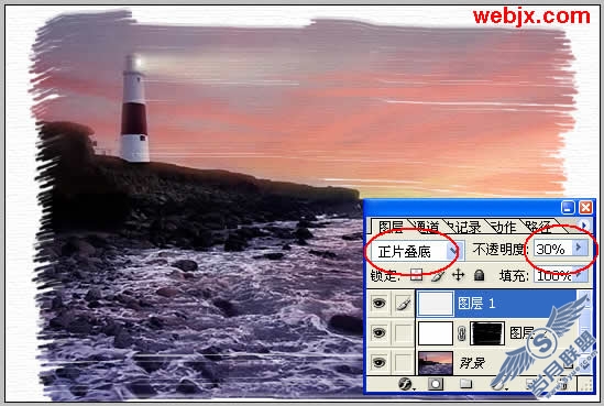 Photoshop为照片添加自然笔刷边缘