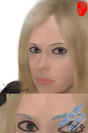 Photoshop鼠绘人物实例:美女艾微儿