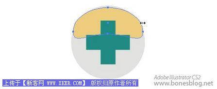 AI打造清新苹果风格图标_形状的建立_天极设计在线转载