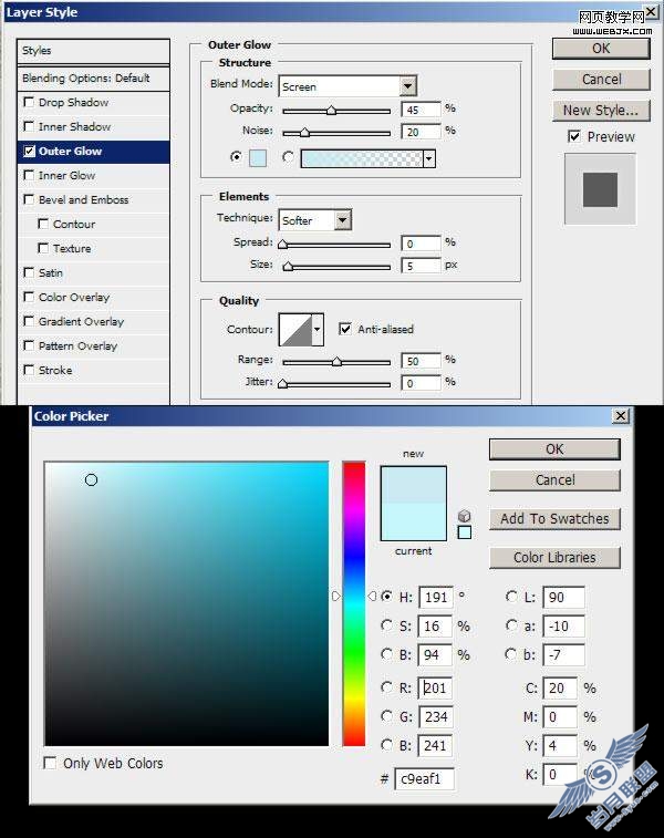 Photoshop教程:打造冰冻的冰雪文字效果