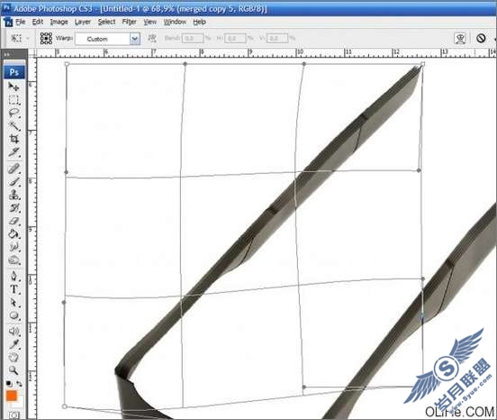 Photoshop制作子弹击穿遥控器特效(上)