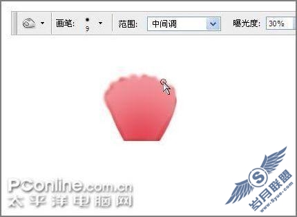 母亲节用AdobePhotoshop鼠绘一支康乃馨(2)