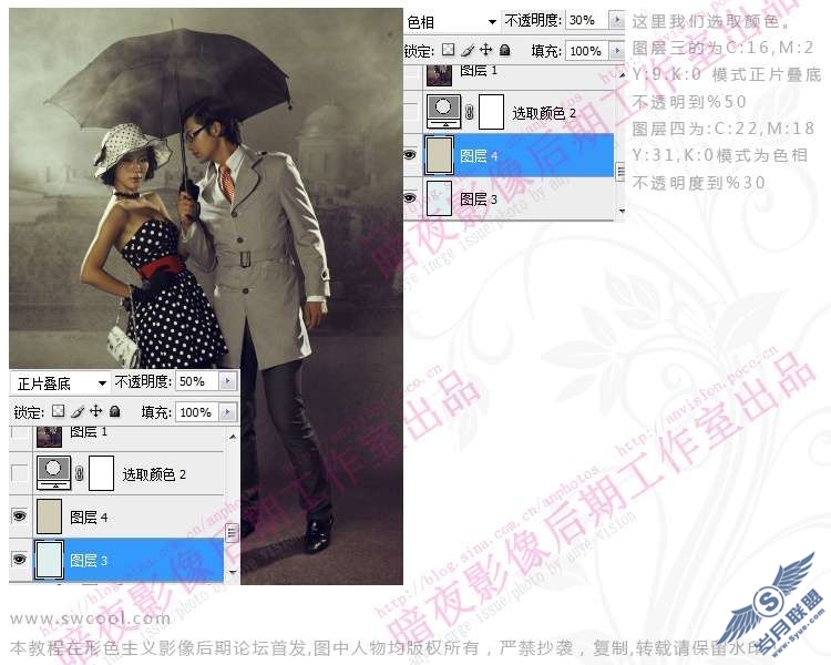 PhotoShop调色出质感怀旧色调效果
