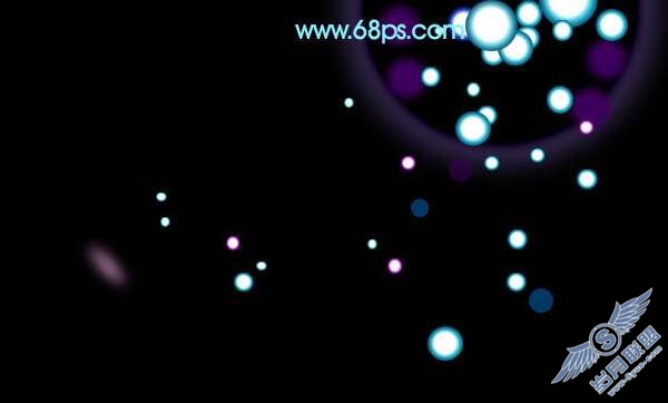 Photoshop制作梦幻的紫色高光壁纸教程【图】_