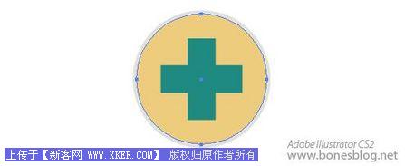 AI打造清新苹果风格图标_形状的建立_天极设计在线转载