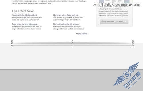 Photoshop设计制作苹果界面网页模板_