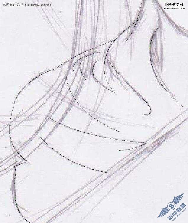 Photoshop绘制冷酷的漫画CG人物【图】_