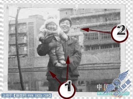 Photoshop基础教程:无痕修复旧照片技巧