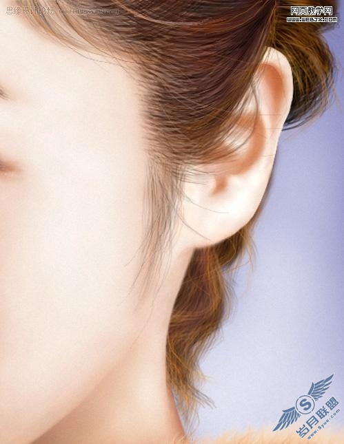 Photoshop鼠绘教程:气质美女