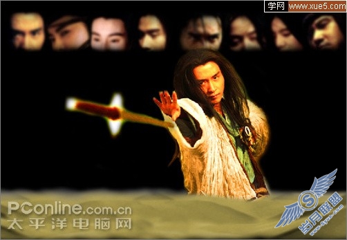 Photoshop制作张国荣《东邪西毒:终结版》海报