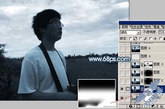 Photoshop给逆光人物照片简单调色
