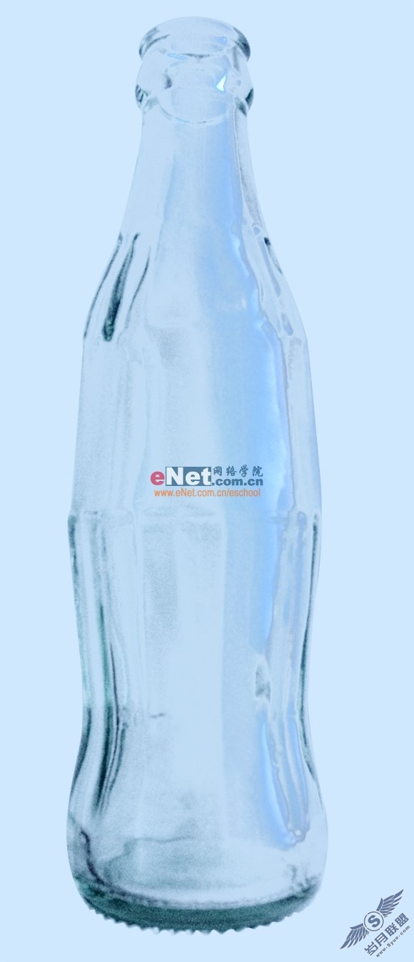 PhotoShop抠图实例教程:用通道抠取透明玻璃瓶