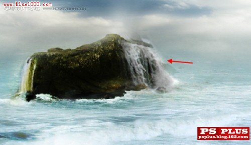 Photoshop用多种素材合成唯美古代遗址