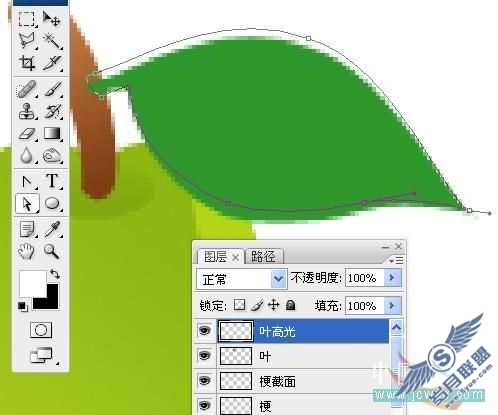 Photoshop鼠绘漂亮水晶水果图标