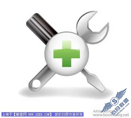 AI打造清新苹果风格图标_形状的建立_天极设计在线转载