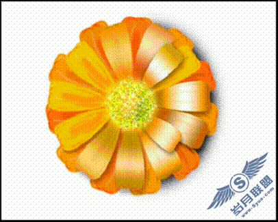 Photoshop巧绘制非洲菊