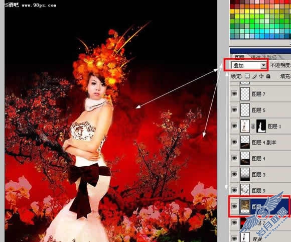 photoshop打造魅彩风华创意色调主题写真