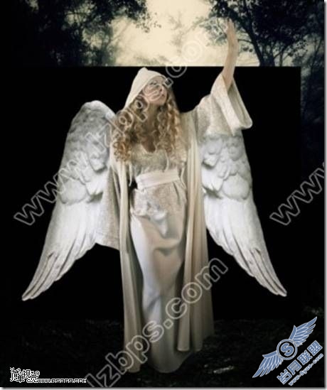 Photoshop制作神圣天使