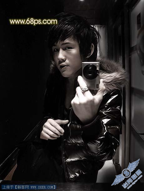 Photoshop调出帅哥的黝黑质感肤色