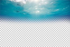 Photoshop打造清新的水果海底效果