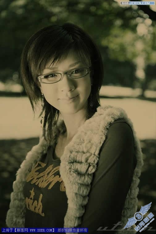 Photoshop调色一种非主流色调——忧绿黄
