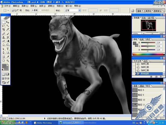 Photoshop照片合成教程:生化危机3海报
