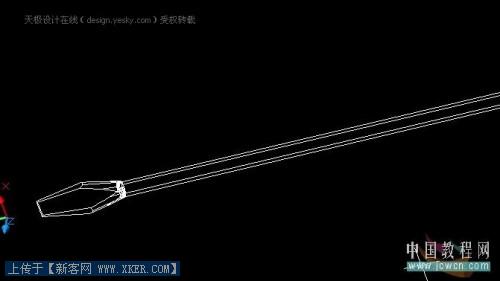 AutoCAD螺丝刀造型_天极设计在线整理转载_点击放大此图片
