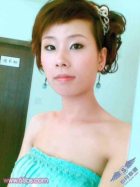 Photoshop照片处理:调出淡红质感肤色人物照片【图】_