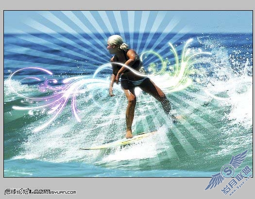 Photoshop教程:制作海边度假休闲宣传海报