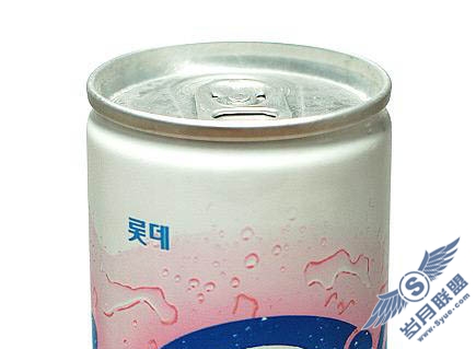PhotoShop合成真实的苹果易拉罐饮料