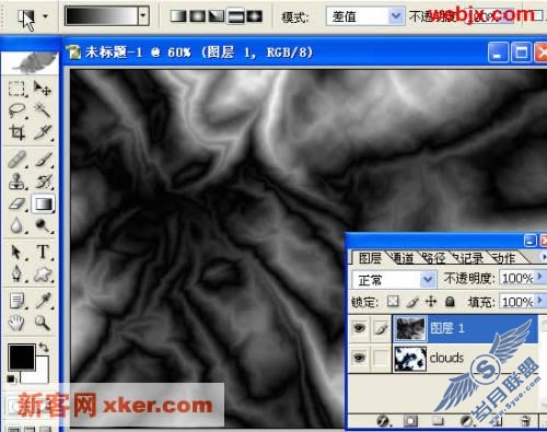 Photoshop轻松制作由外向内爆炸效果