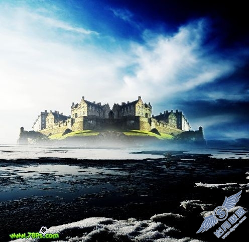 Photoshop合成幻想风格的城堡场景