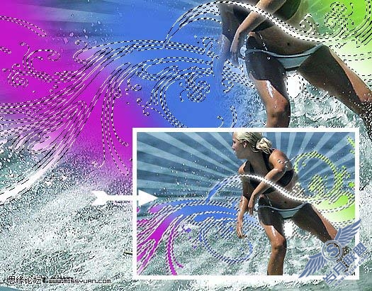 Photoshop教程:制作海边度假休闲宣传海报