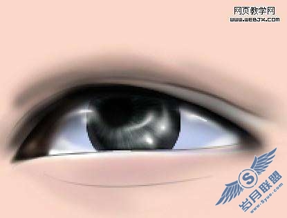 Photoshop鼠绘教程:制作悲伤流泪的人物头像【图】_