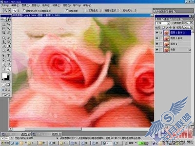 人人是艺术家Photoshop生成逼真油画效果(2)