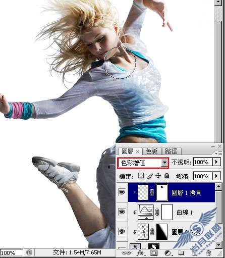 photoshop照片处理:给美女添加动感水衣【图】_