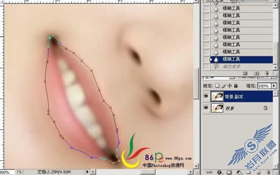 Photoshop打造古典风味手绘MM