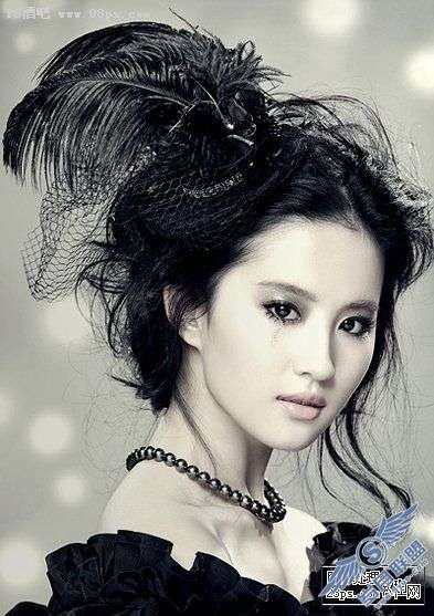Photoshop照片处理:调色出刘亦菲怀旧效果照片