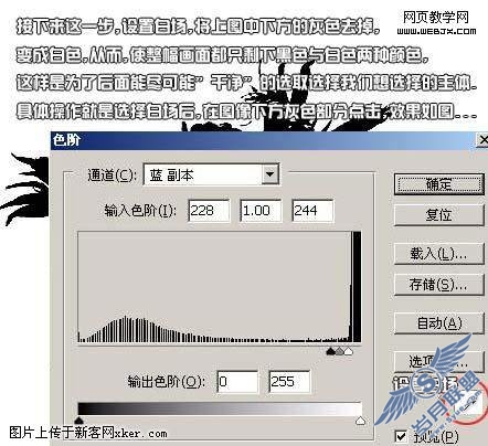 Photoshop通道抠图教程:绿叶树干