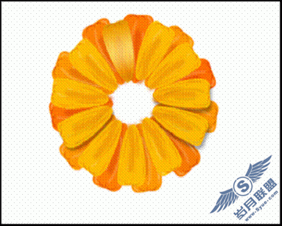 Photoshop巧绘制非洲菊