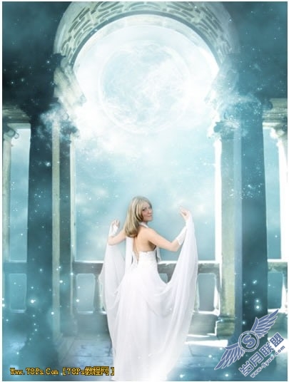 PhotoShop合成梦幻神秘效果照片