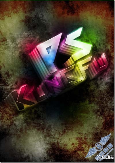 Photoshop文字特效：制作潮流风格文字插画