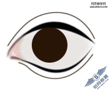 Photoshop鼠绘教程:制作惊讶的眼睛表情教程【图】_