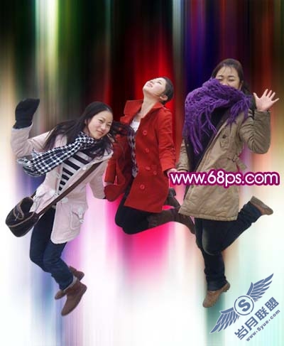 Photoshop打造美女跳动的旋律