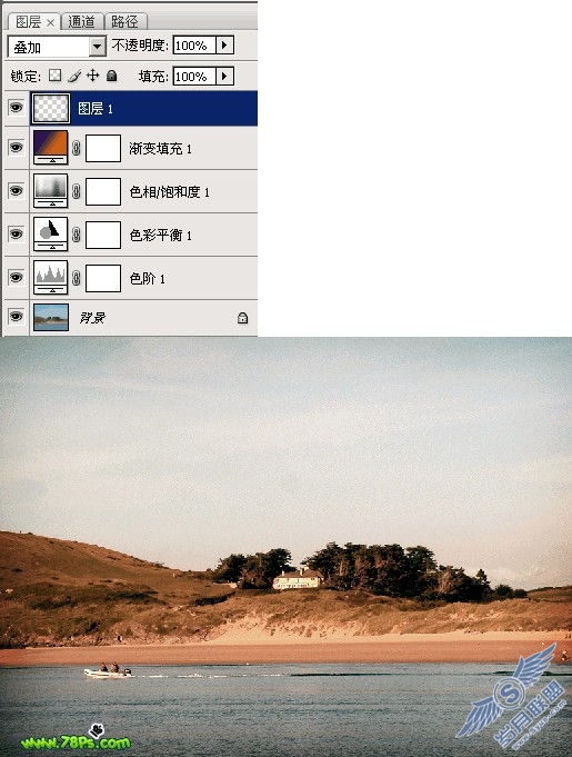 Photoshop教程:制作经典怀旧系列照片
