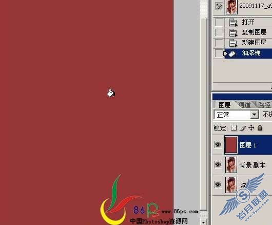 Photoshop照片处理:利用对比色修复偏色照片【图】_