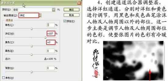 Photoshop给外景婚片简单聚光及润色处理
