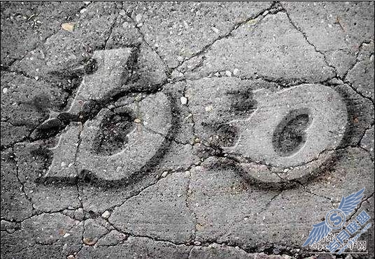 Photoshop文字特效:用图层样式制作逼真水泥文字